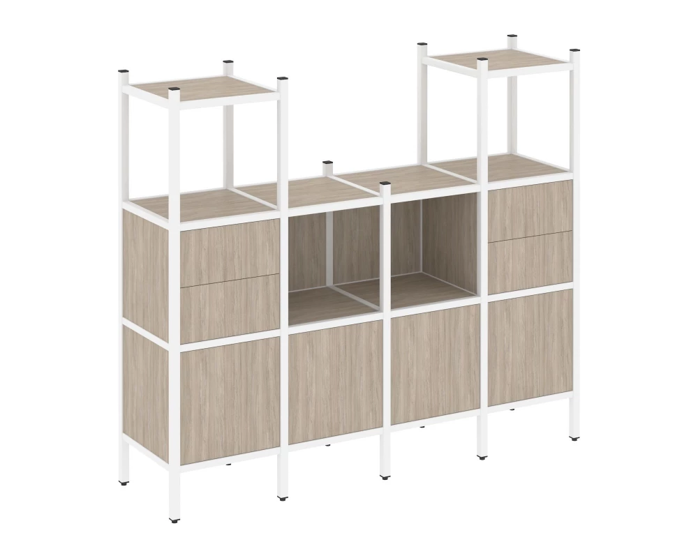 Прямой стеллаж L-14 1694x446x1458 Loft