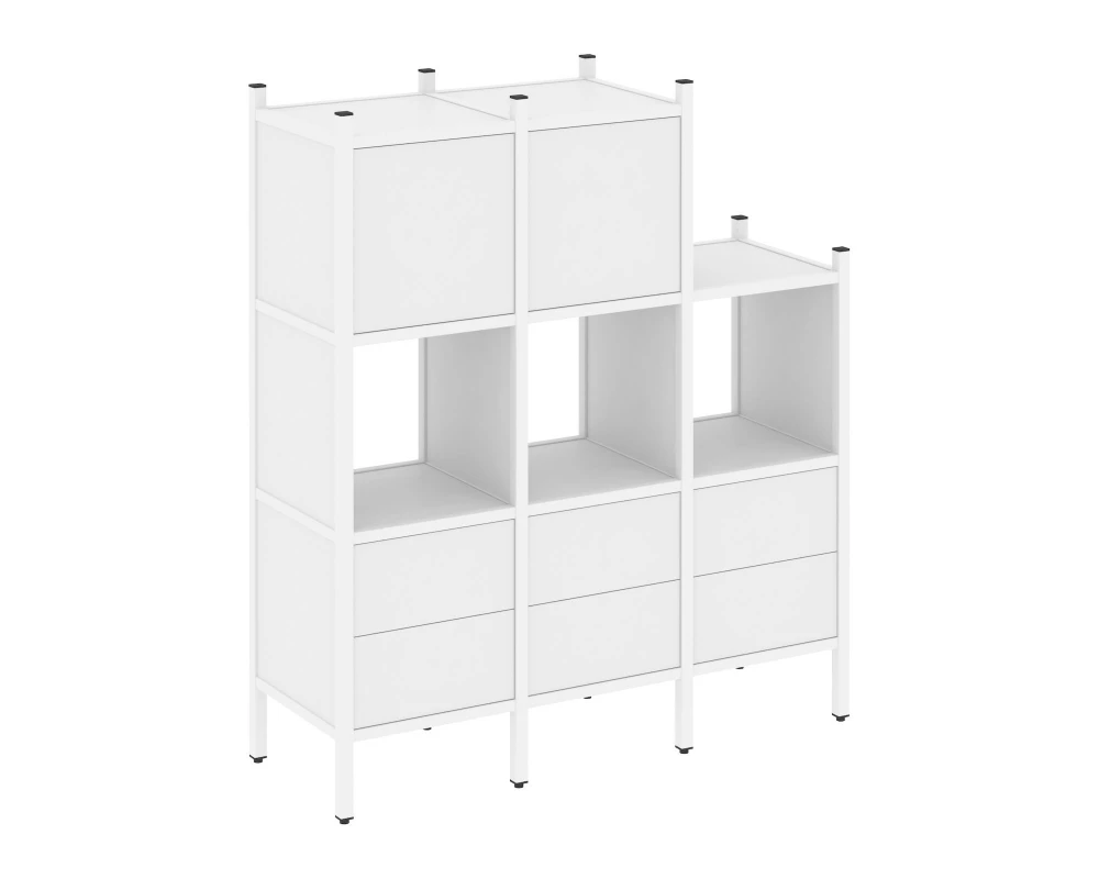 Прямой стеллаж L-15 1278x446x1458 Loft