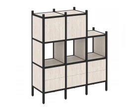 Прямой стеллаж L-15 1278x446x1458 Loft images