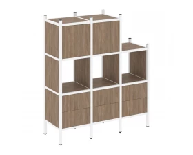 Прямой стеллаж L-15 1278x446x1458 Loft images