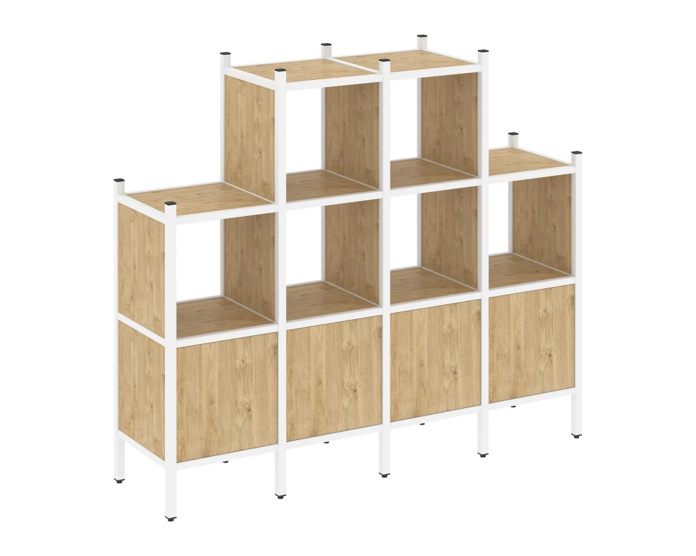 Прямой стеллаж L-16 1694x446x1458 Loft