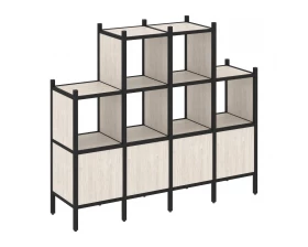 Прямой стеллаж L-16 1694x446x1458 Loft images