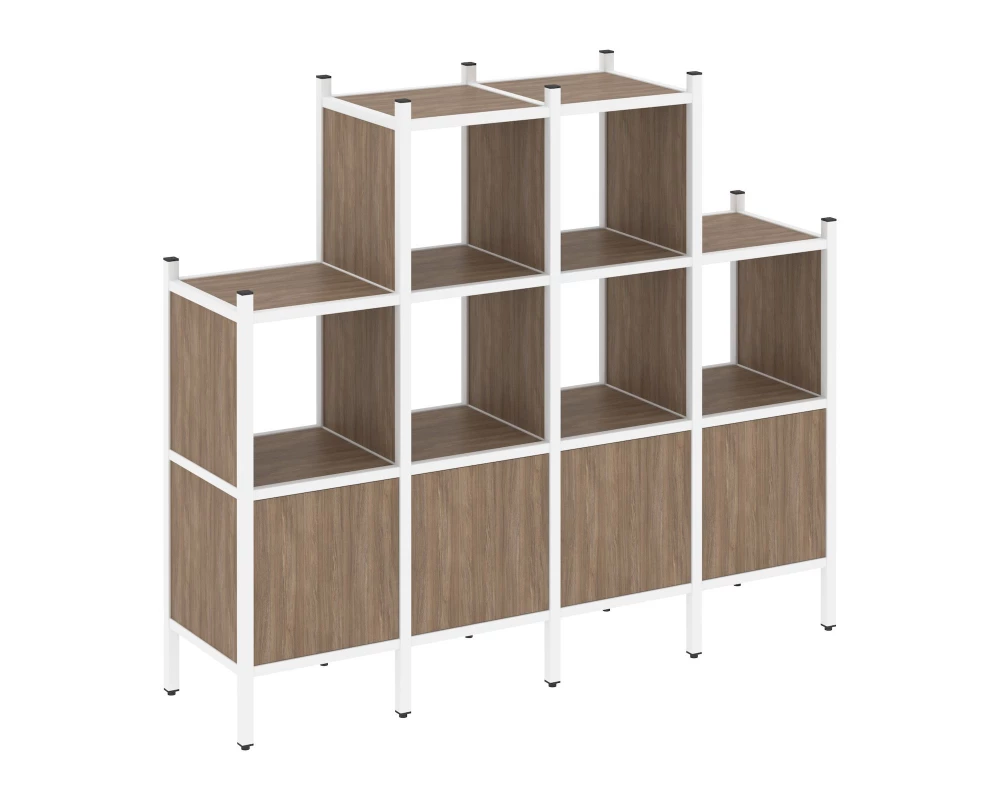 Прямой стеллаж L-16 1694x446x1458 Loft