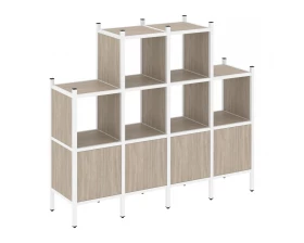 Прямой стеллаж L-16 1694x446x1458 Loft images