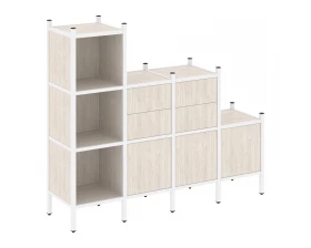 Прямой стеллаж L-17 1278x446x1458 Loft images