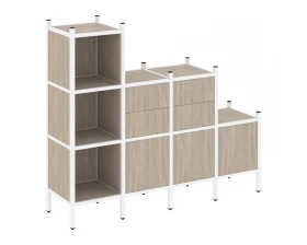 Прямой стеллаж L-17 1278x446x1458 Loft images