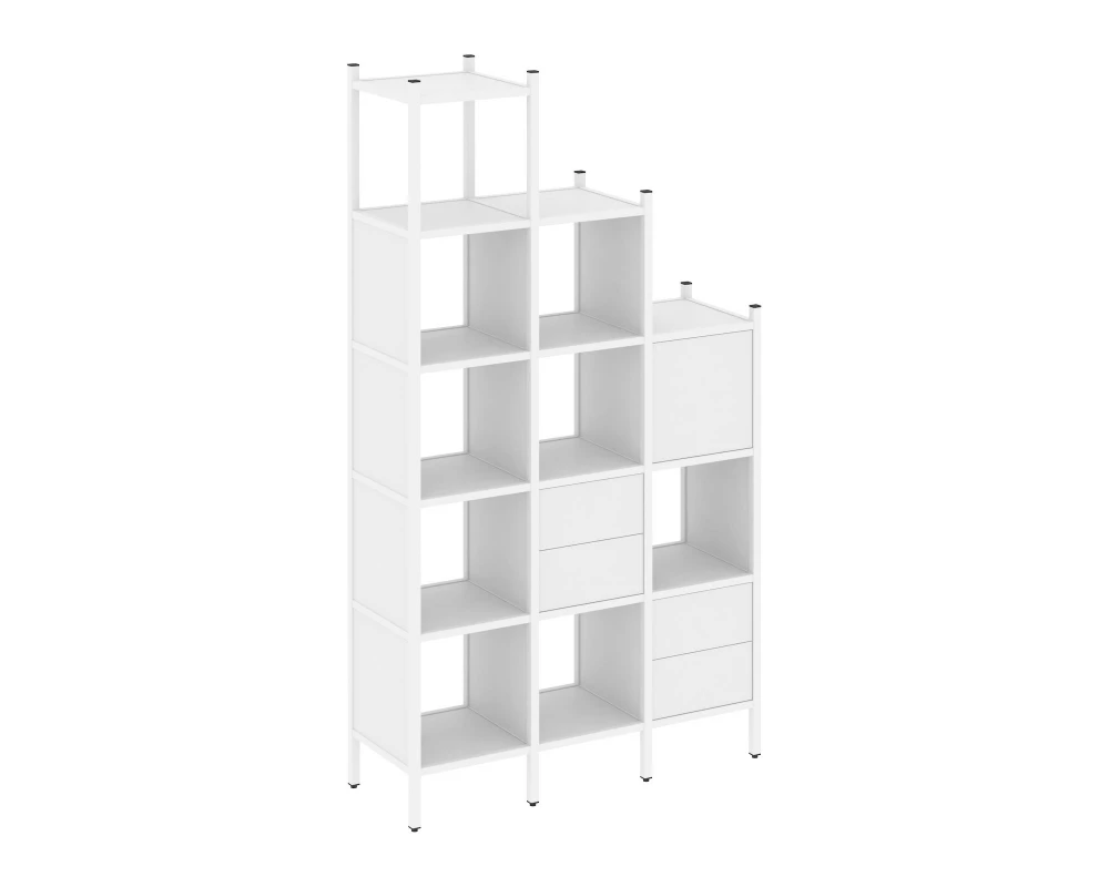 Прямой стеллаж L-21 1278x446x2280 Loft