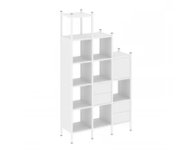 Прямой стеллаж L-21 1278x446x2280 Loft images