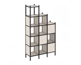 Прямой стеллаж L-21 1278x446x2280 Loft images