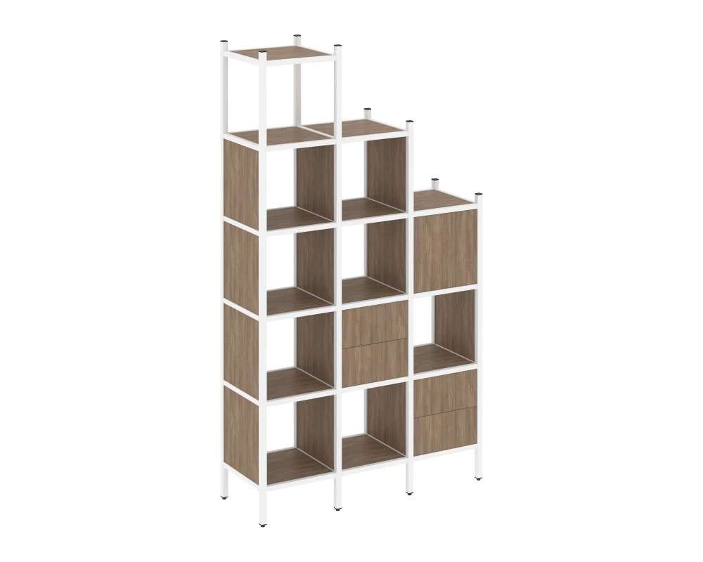 Прямой стеллаж L-21 1278x446x2280 Loft