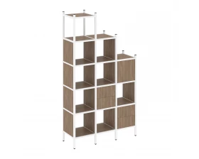 Прямой стеллаж L-21 1278x446x2280 Loft images