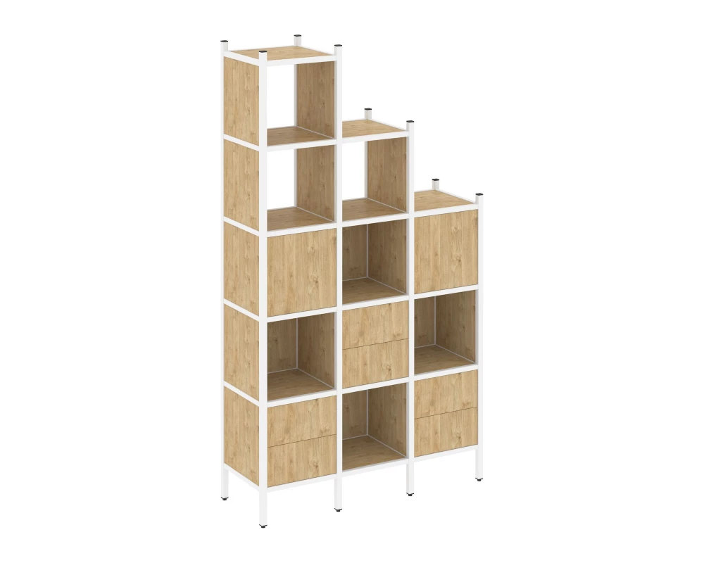 Прямой стеллаж L-22 1278x446x2280 Loft