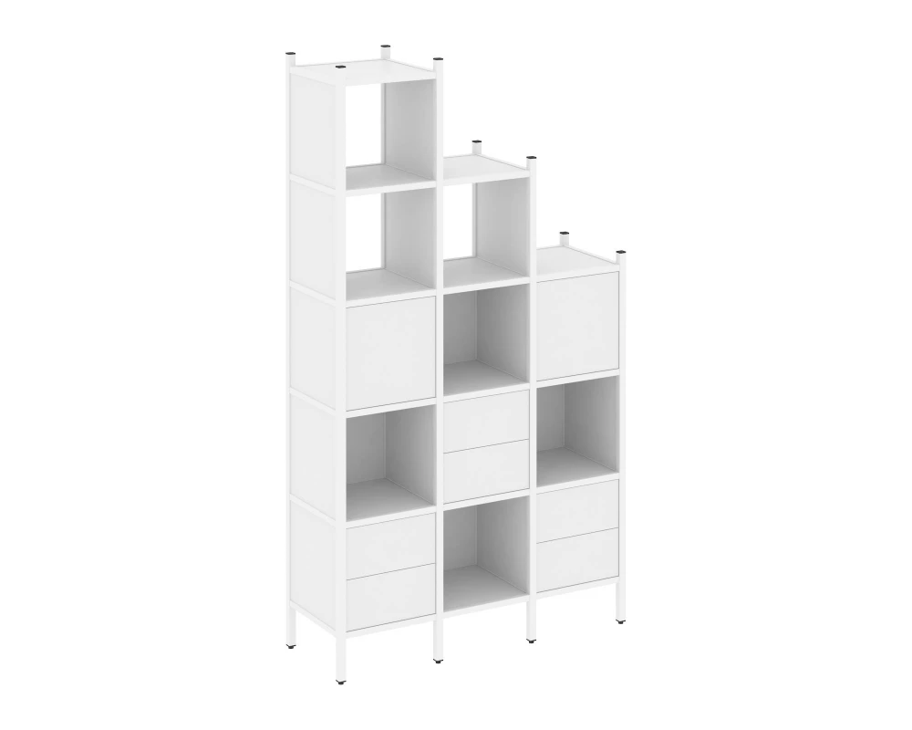 Прямой стеллаж L-22 1278x446x2280 Loft