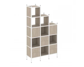 Прямой стеллаж L-22 1278x446x2280 Loft images