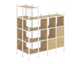 Угловой внешний стеллаж наборный L-57 862x1694x1869 Loft images