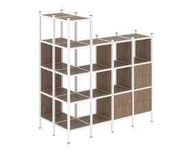 Угловой внешний стеллаж наборный L-57 862x1694x1869 Loft images