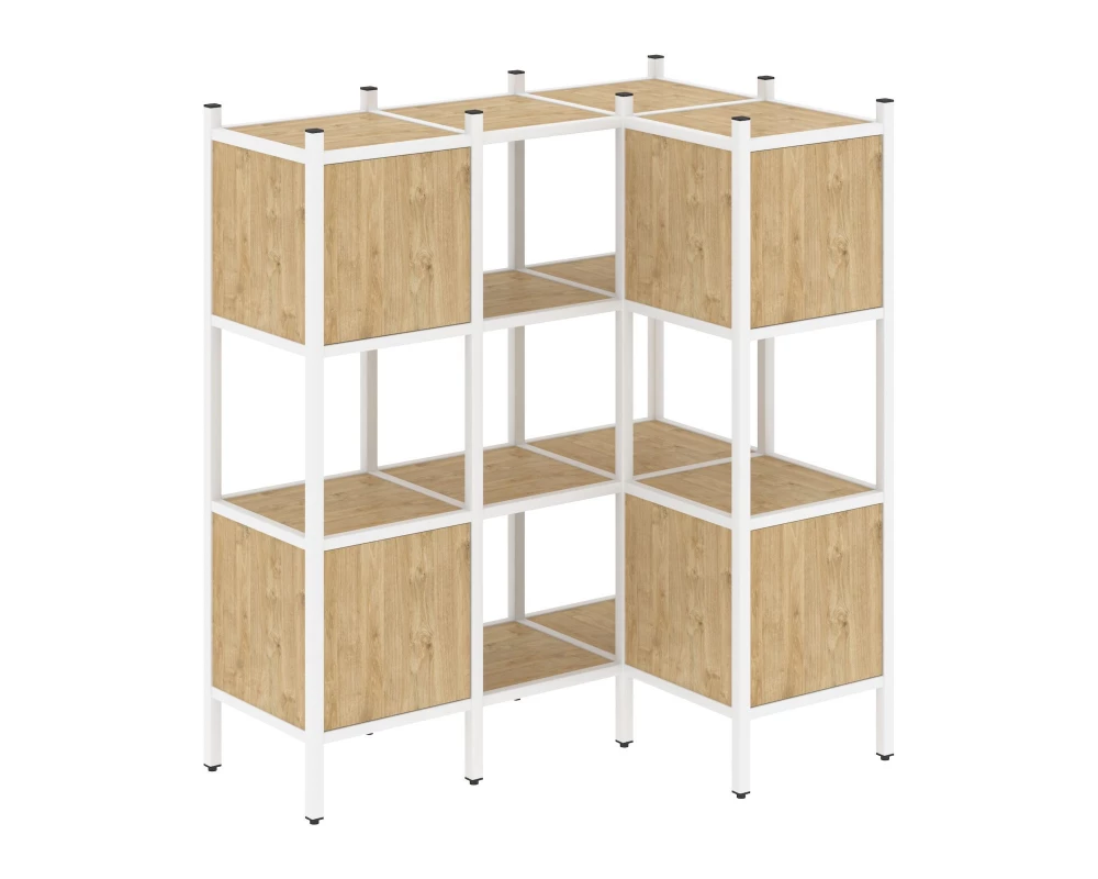 Угловой внутренний стеллаж L-29 1278x862x1458 Loft