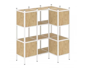 Угловой внутренний стеллаж L-29 1278x862x1458 Loft images