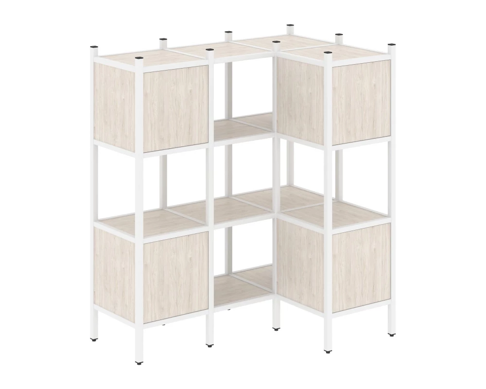 Угловой внутренний стеллаж L-29 1278x862x1458 Loft