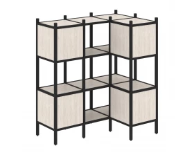 Угловой внутренний стеллаж L-29 1278x862x1458 Loft images