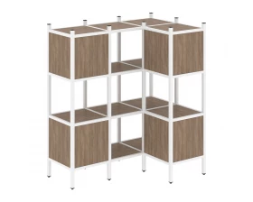 Угловой внутренний стеллаж L-29 1278x862x1458 Loft images