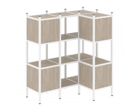 Угловой внутренний стеллаж L-29 1278x862x1458 Loft images