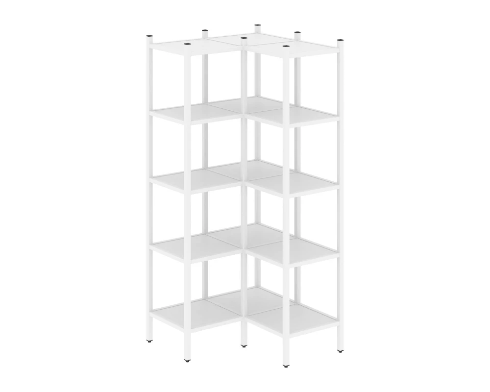 Угловой внутренний стеллаж L-32 862x862x1869 Loft