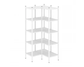 Угловой внутренний стеллаж L-32 862x862x1869 Loft images