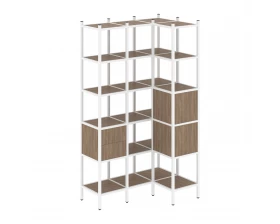 Угловой внутренний стеллаж L-35 1278x862x2280 Loft images