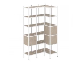 Угловой внутренний стеллаж L-35 1278x862x2280 Loft images