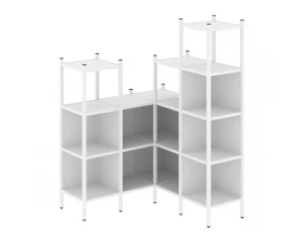 Угловой внутренний стеллаж L-39 1278x1278x1869 Loft images