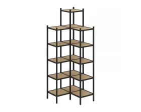 Угловой внутренний стеллаж L-46 862x862x2280 Loft images