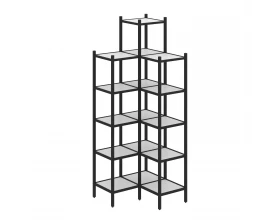 Угловой внутренний стеллаж L-46 862x862x2280 Loft images