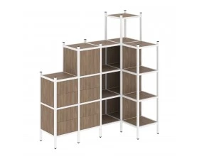 Угловой внутренний стеллаж L-48 1694x862x1869 Loft images