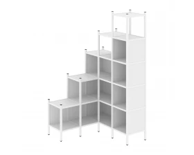 Угловой внутренний стеллаж L-49 1278x1278x2280 Loft images