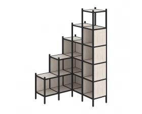 Угловой внутренний стеллаж L-49 1278x1278x2280 Loft images
