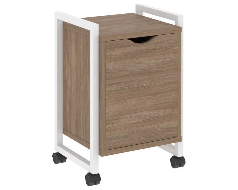 Тумба на колесных опорах с распашным фасадом 500х460х767 Loft