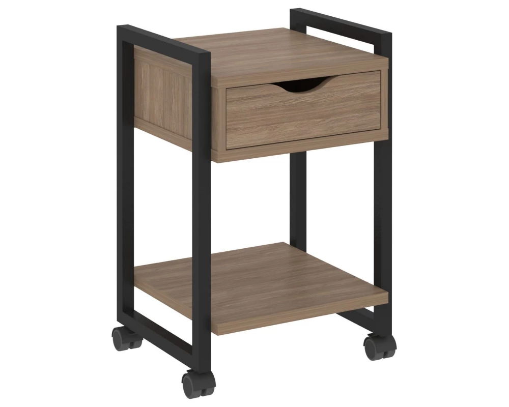 Тумба на колесных опорах с ящиком и полкой 500х460х767 Loft