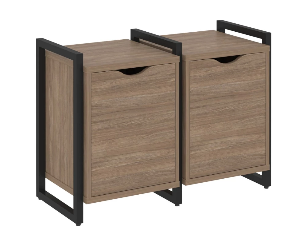 Тумба на регульруемых опорах наборная. Вариант №2 970х460х719 Loft