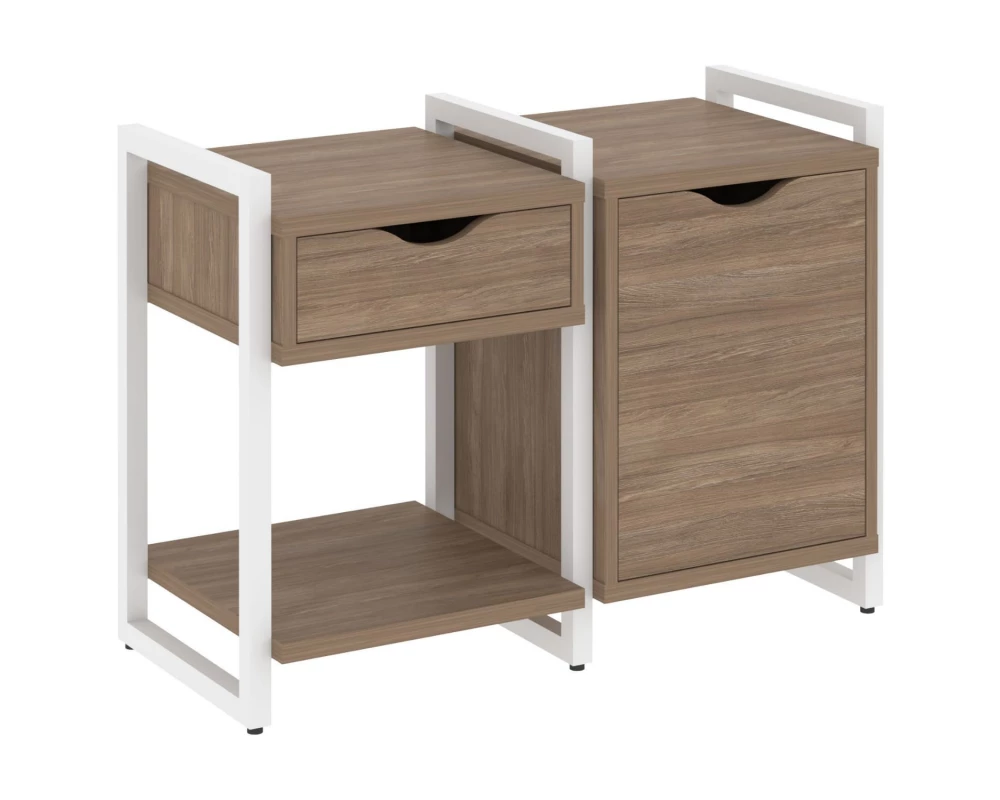 Тумба на регульруемых опорах наборная. Вариант №3 970х460х719 Loft