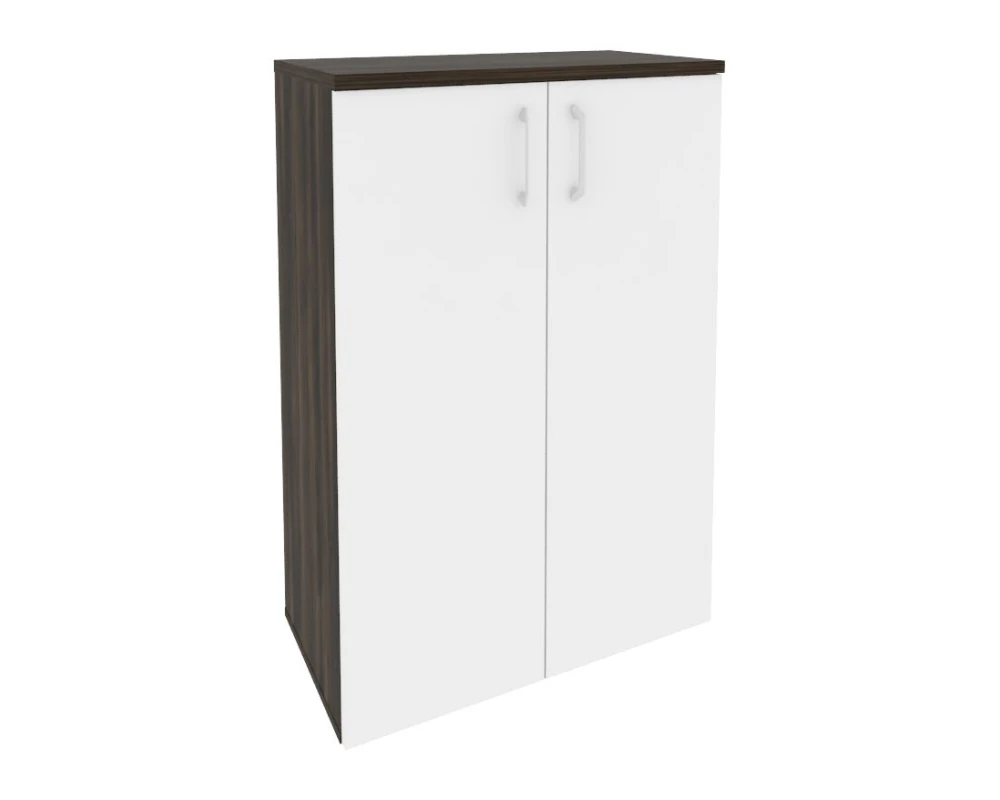 Шкаф средний широкий (2 средних фасада ЛДСП) 800x420x1207 Оникс / Onix