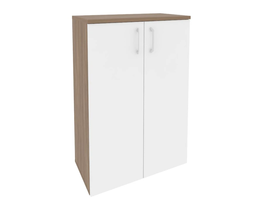 Шкаф средний широкий (2 средних фасада ЛДСП) 800x420x1207 Оникс / Onix