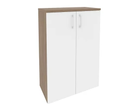 Шкаф средний широкий (2 средних фасада ЛДСП) 800x420x1207 Оникс / Onix images