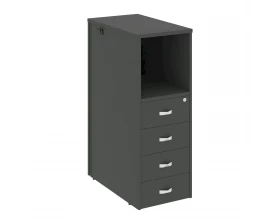 Тумба 4 ящика проходная, средняя Onix images