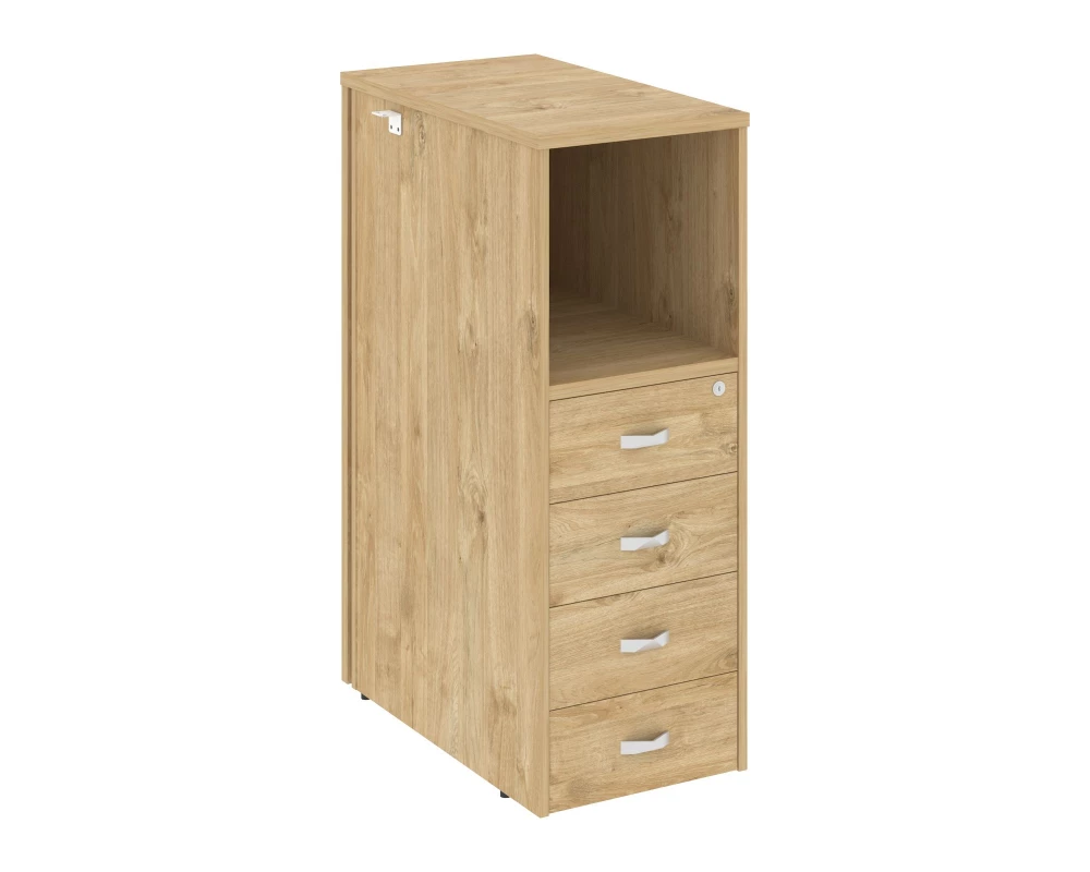 Тумба 4 ящика проходная, средняя Onix