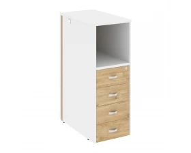 Тумба 4 ящика проходная, средняя Onix images