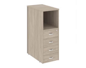 Тумба 4 ящика завершающая, левая Onix images