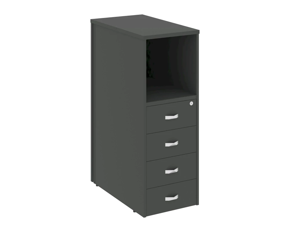 Тумба 4 ящика завершающая, левая Onix