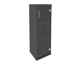 Шкаф средний узкий правый 1 средняя дверь стекло Riva images