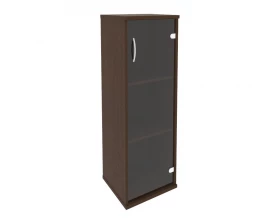 Шкаф средний узкий правый 1 средняя дверь стекло Riva images